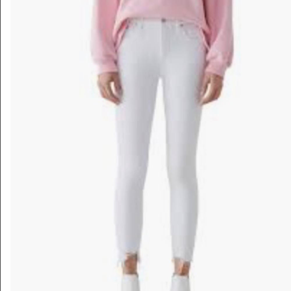 Agolde White Ankle Skinny Jeans Size 25